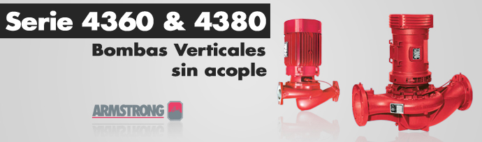 Bombas - Serie 4360 & 4380 Bombas verticales sin acople